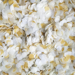 Modern Gold, Ivory & White Confetti Circles - properconfetti.myshopify.com