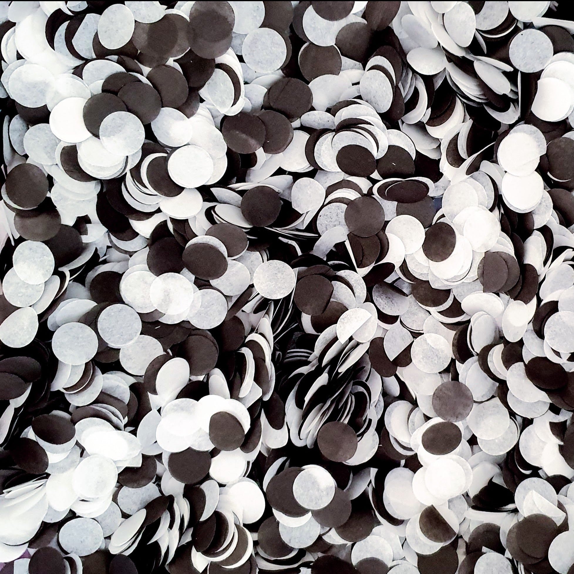 Black Wedding Confetti Circles | Proper Confetti