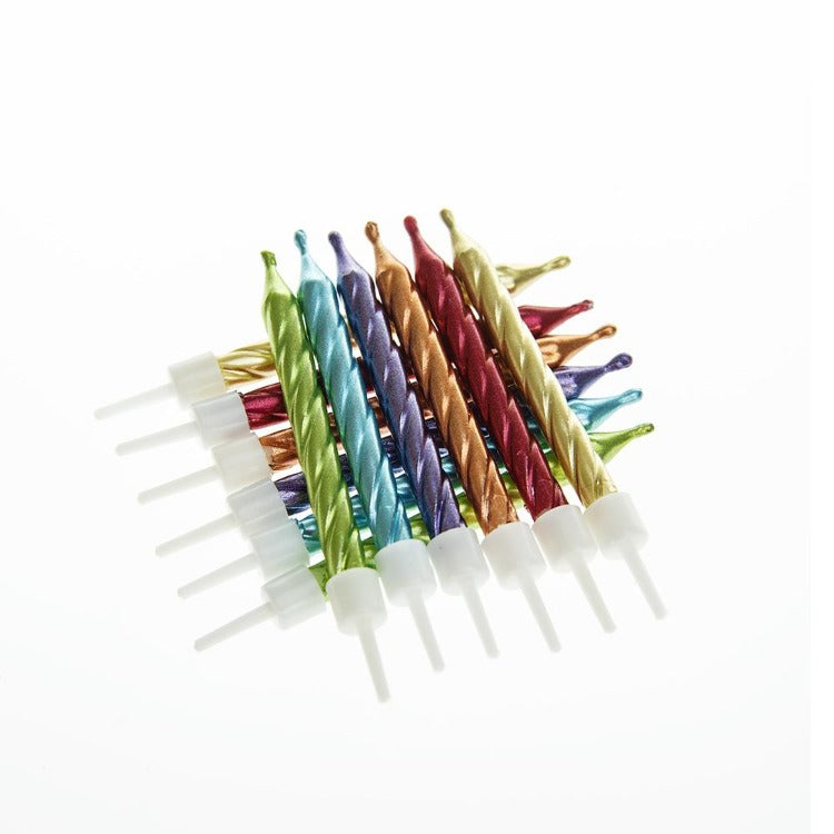 Rainbow Candles, Birthday Cake Topper | Proper Confetti