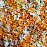 Orange & Ivory Natural Petal Confetti