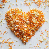 Orange & Ivory Natural Petal Confetti