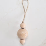 Natural Wooden Christmas Bauble