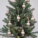 Natural Wooden Christmas Bauble