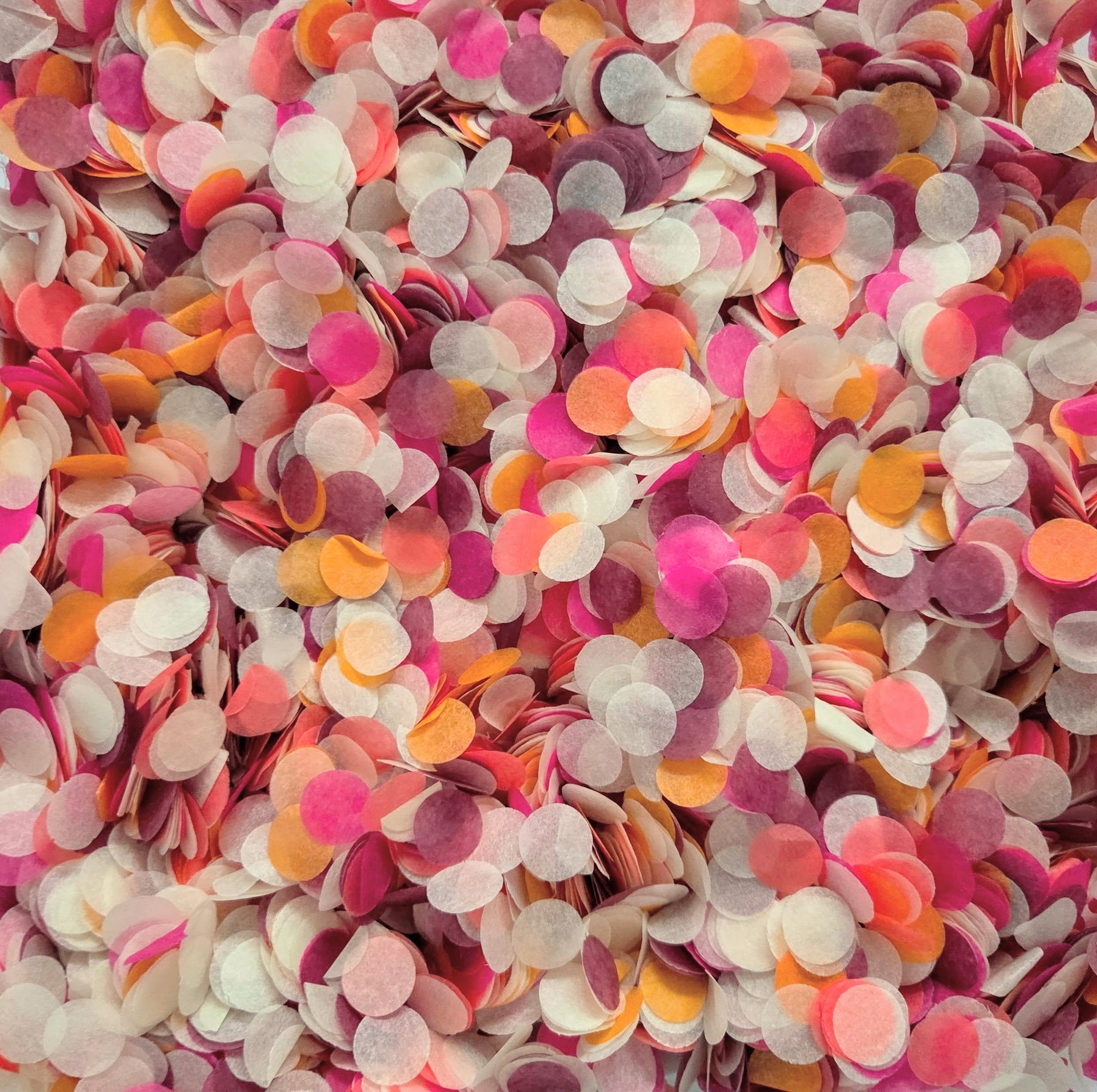 Full Blook biodegradable paper wedding confetti close up
