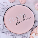 Team Bride Paper Plates