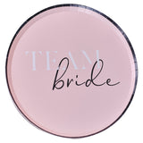 Team Bride Paper Plates