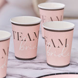 Team Bride Paper Cups