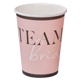 Team Bride Paper Cups