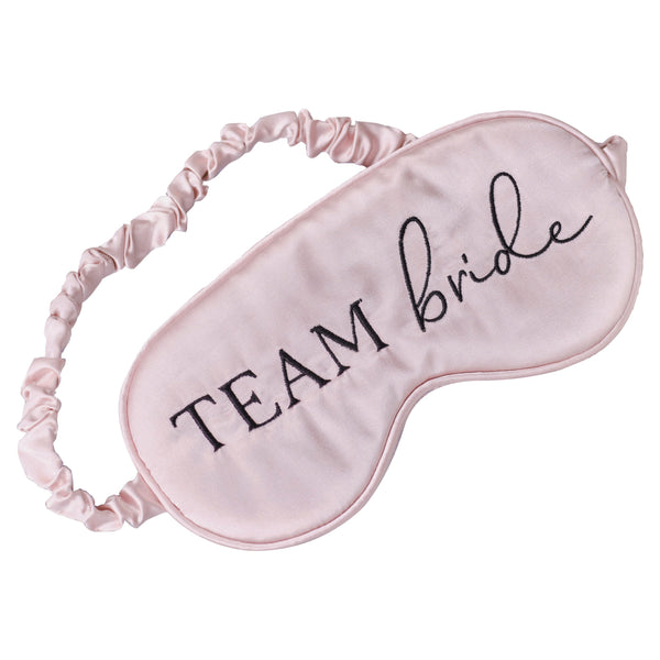 Pink Team Bride Eye Mask