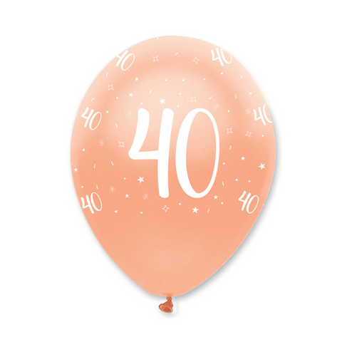 Rose Gold 40th Birthday Balloon | Proper Confetti