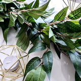 Artificial Green Ruscus Leaf Garland
