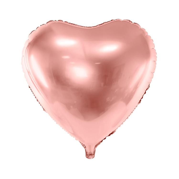 Rose Gold Heart Balloon | Proper Confetti