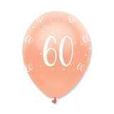 Rose Gold 60th Birthday Balloon | Proper Confetti