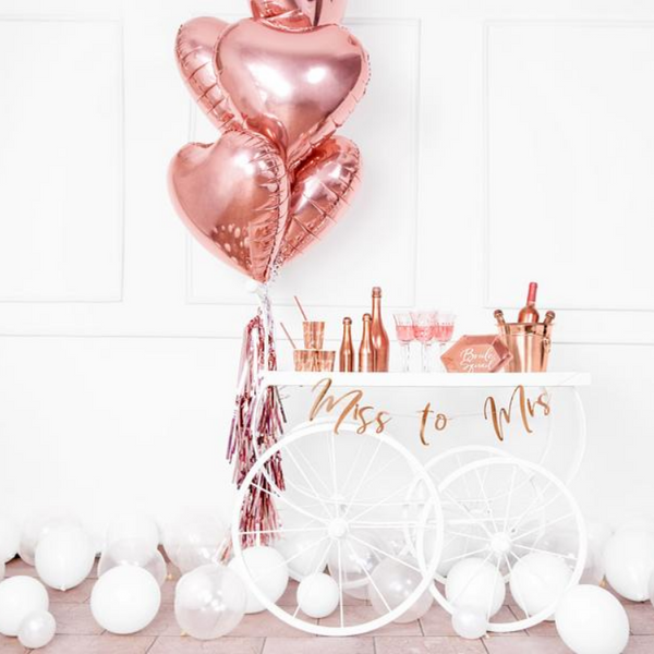 Rose Gold Heart Balloon | Proper Confetti
