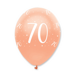 Rose Gold 70th Birthday Balloon | Proper Confetti
