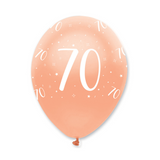 Rose Gold 70th Birthday Balloon | Proper Confetti