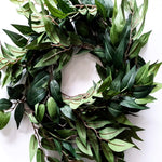 Artificial Green Ruscus Leaf Garland - properconfetti.myshopify.com