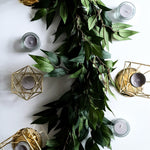Artificial Green Ruscus Leaf Garland - properconfetti.myshopify.com