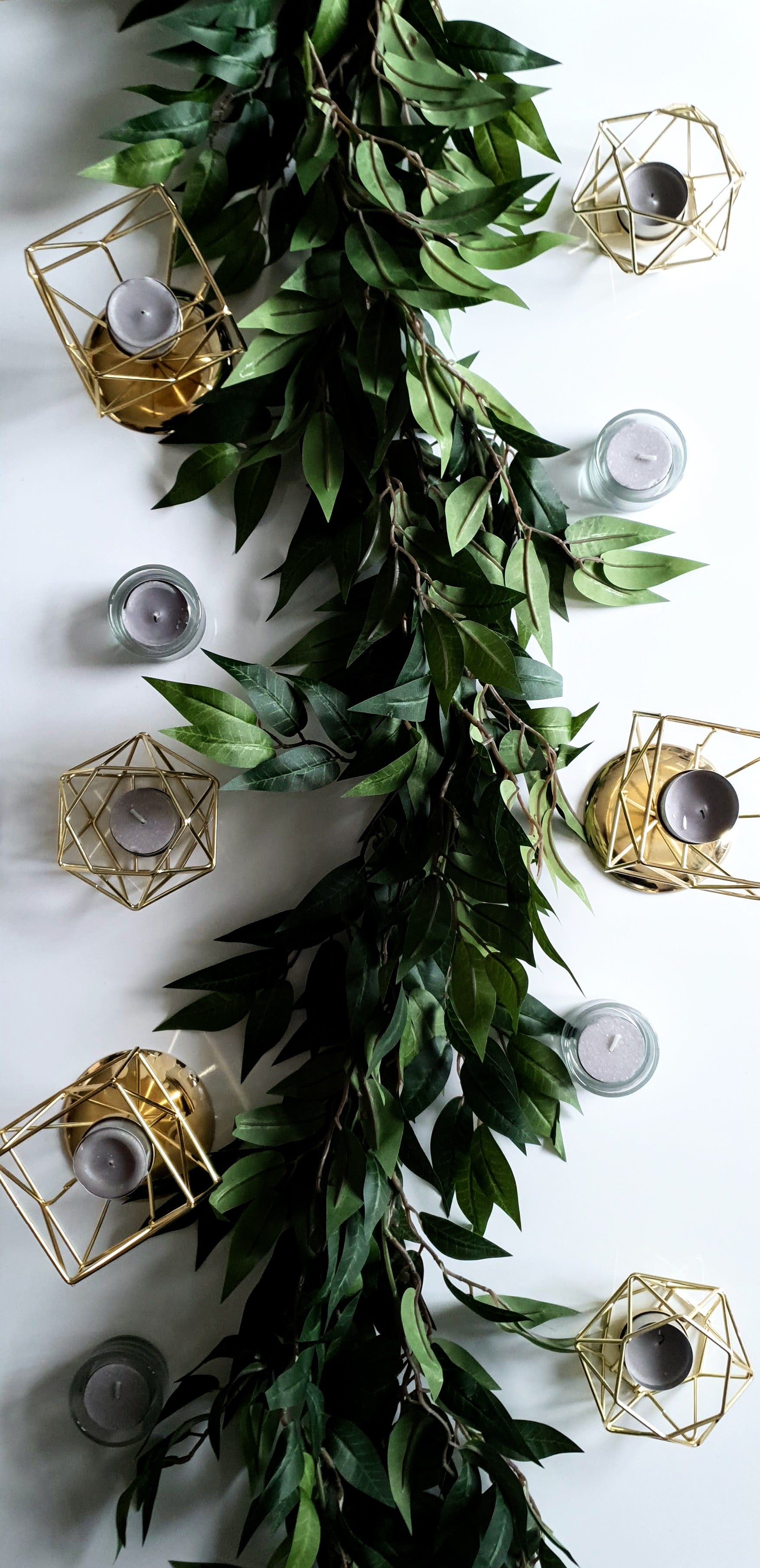Artificial Green Ruscus Leaf Garland - properconfetti.myshopify.com