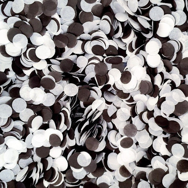 Black Wedding Confetti Circles | Proper Confetti