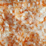 Orange & Ivory Biodegradable Confetti Circles