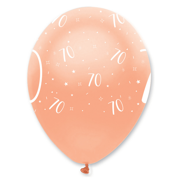 Rose Gold 70th Birthday Balloon | Proper Confetti