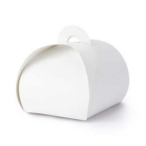 Crisp White Favour Boxes | Proper Confetti