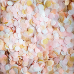 Blush Pink Wedding Confetti Circles - Biodegradable Confetti by Proper Confetti
