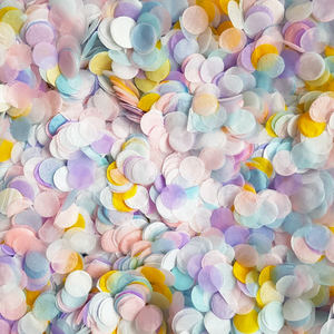 Pastel Party Confetti Circles - properconfetti.myshopify.com