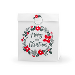 White Eco Merry Christmas Gift Bag