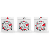 White Eco Merry Christmas Gift Bag