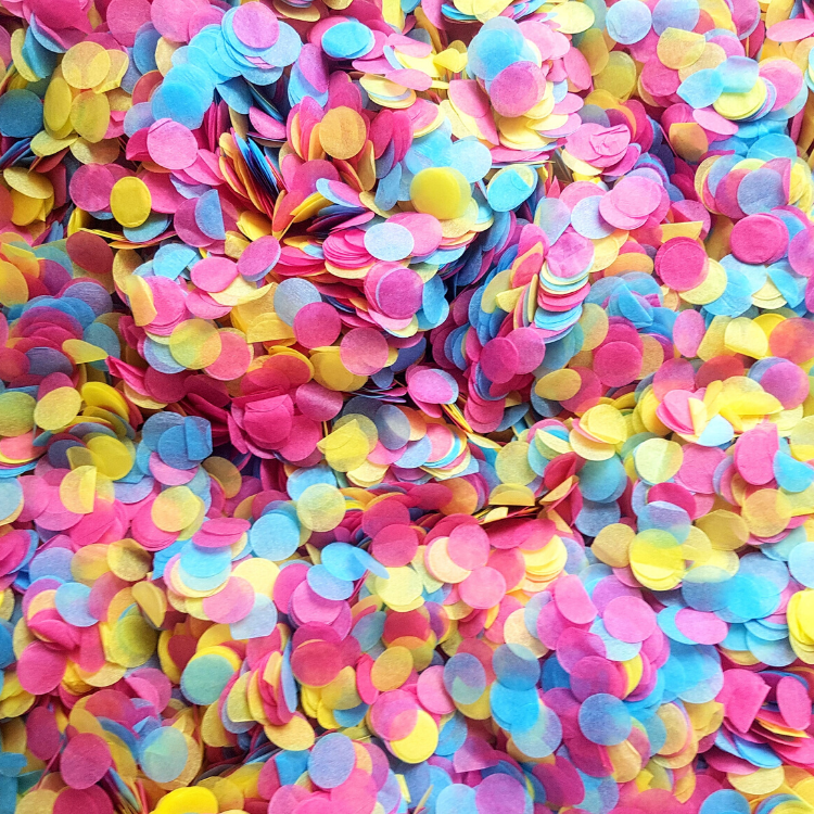 Summer Fiesta Confetti Circles - properconfetti.myshopify.com