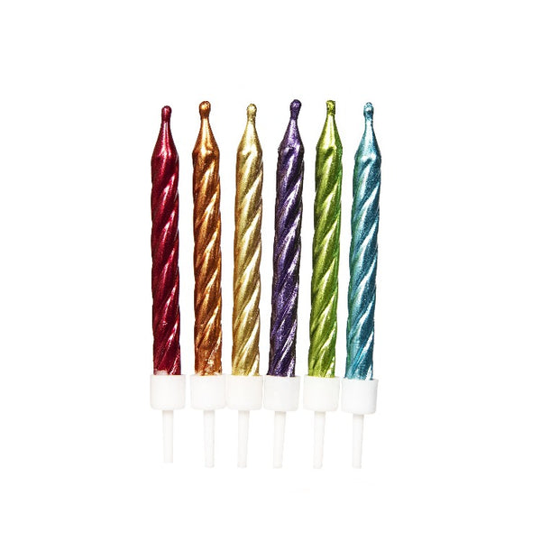 Rainbow Candles, Birthday Cake Topper | Proper Confetti 