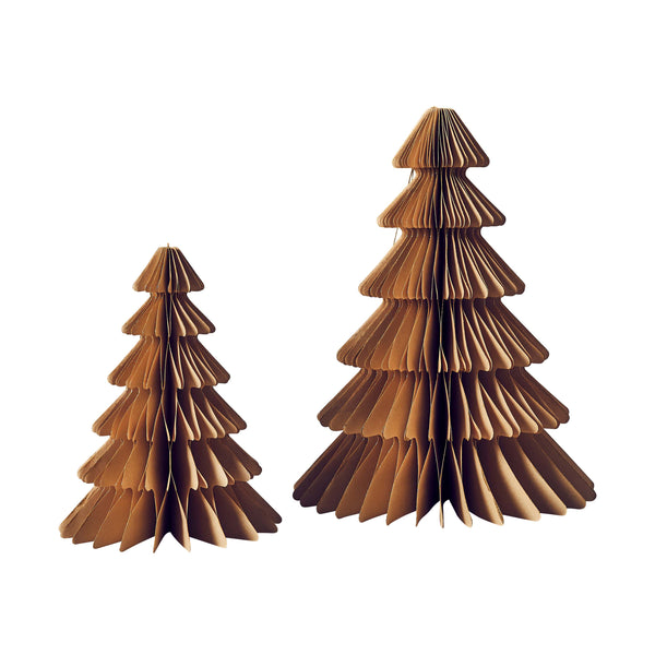 Honeycomb Christmas Trees - Neutral Christmas Decoration