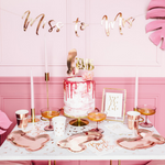 Miss to Mrs Rose Gold Bunting - properconfetti.myshopify.com