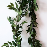 Artificial Green Ruscus Leaf Garland - properconfetti.myshopify.com