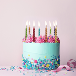 Rainbow Candles, Birthday Cake Topper | Proper Confetti 