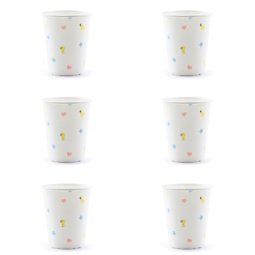 Boy or Girl Paper Cups - properconfetti.myshopify.com