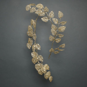 Gold Christmas Leaf Garland - Proper Confetti